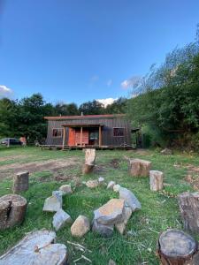 En have udenfor Indömita Cabin