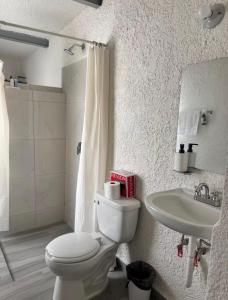 Et badeværelse på Casa Nena