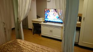 TV o dispositivi per l'intrattenimento presso Rido Hotel