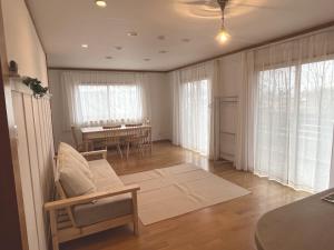 Et opholdsområde på Cozy House Azumino