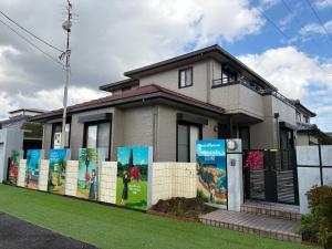 Bygningen som pensionatet ligger i