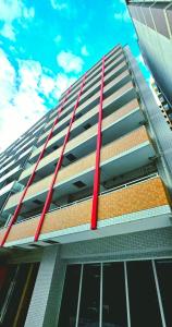 Bygningen som lejlighedshotellet ligger i