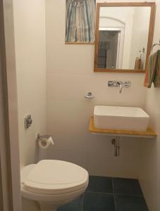 Koupelna v ubytování Manoribel