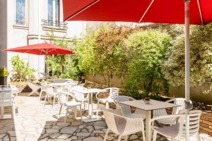 Zahrada ubytování ibis Styles Asnieres Centre