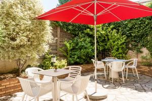 Zahrada ubytování ibis Styles Asnieres Centre