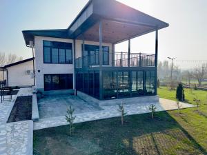 Bygningen som resortet ligger i