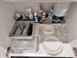 Η κουζίνα ή μικρή κουζίνα στο Lifement glanz sakaimachi