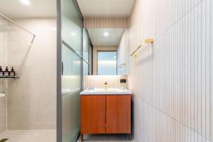 Ένα μπάνιο στο 호텔휴