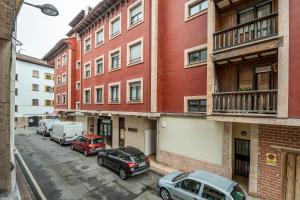 Bygningen som lejligheden ligger i