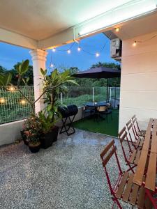 Zahrada ubytování Marina Homestay