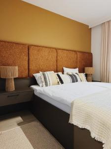 Ένα ή περισσότερα κρεβάτια σε δωμάτιο στο Leśniczanka