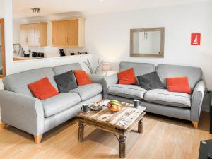 Et opholdsområde på Rosemary Cottage