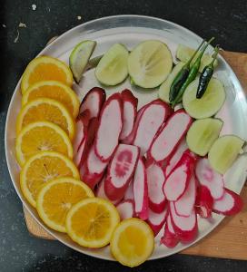 Jídlo v prázdninového areálu nebo okolí