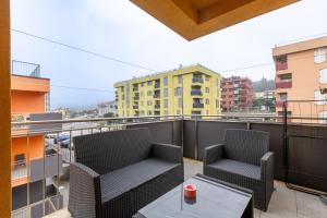 Ban công/sân hiên tại Apartment Supernova