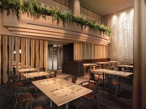 En restaurant eller et andet spisested på Izumigo AMBIENT Tateshina Hotel