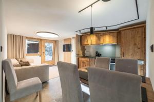 TV a/nebo společenská místnost v ubytování Appartementhaus Moritz