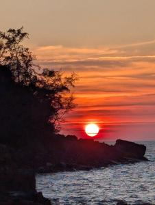 Naturlandskabet i nærheden af pensionatet