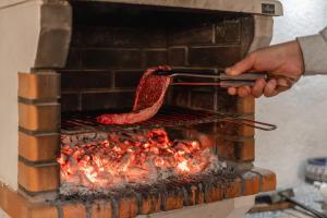 Grillfaciliteterne i feriehuset som gæsterne kan bruge