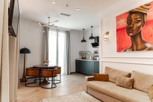 Posezení v ubytování Bubaqia House - Suites Boutique