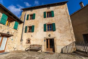 Bygningen som feriehuset ligger i