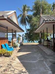 Bygningen som pensionatet ligger i