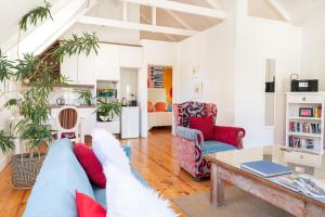 Et opholdsområde på Mediterranean Villa Guesthouse