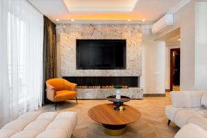 TV/trung tâm giải trí tại Baltic Beach Hotel & SPA