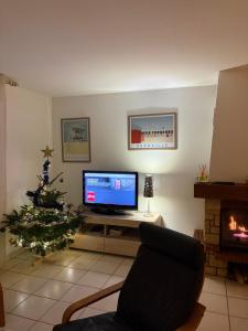 Et tv og/eller underholdning på Le nid du bouloir