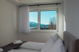 En generel udsigt til bjerge eller udsigt til bjerge taget fra lejligheden