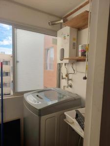 Nhà bếp/bếp nhỏ tại Depto cerca playa