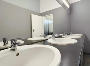 Et badeværelse på Oliwka Hostel