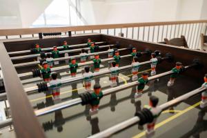 a group of people in a boxing match at 401 - High-End Condo - Incredible View and Pool in Baie-Saint-Paul +71 photos