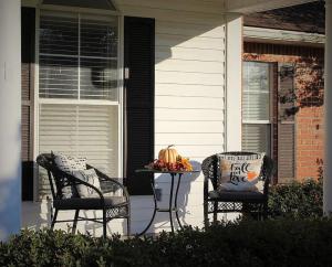 Et opholdsområde på West Point Retreat