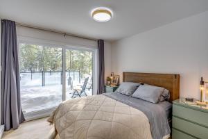 Giường trong phòng chung tại Chalet Bella Vista with Private SPA and Skiing +40 ảnh