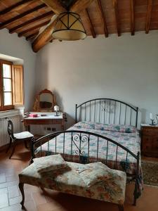 Χώρος καθιστικού στο Capanne di Sopra