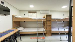 Μία ή περισσότερες κουκέτες σε δωμάτιο στο Studio em Bauru no Centro da Cidade +13 φωτογραφίες