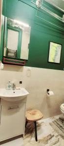 Et badeværelse på Przy Wyspie Słodowej