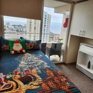 Postel nebo postele na pokoji v ubytování Alquiler de departameto viña del mar