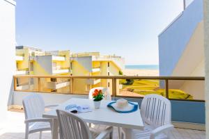 En balkon eller terrasse på Residence Le Zattere