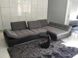 A seating area at Synagogue Gozsdu Private Apartments