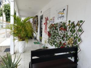 En have udenfor Hostal Mastcoy