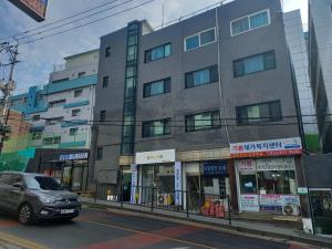 Bygningen som lejligheden ligger i