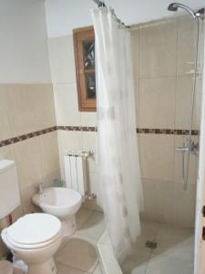 Koupelna v ubytování Hermosa casa con patio a una cuadra del lago