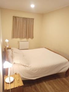 Postel nebo postele na pokoji v ubytování Hermosa casa con patio a una cuadra del lago