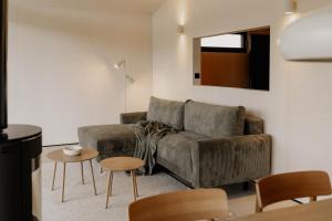 Khu vực ghế ngồi tại Hüttenchalets Rhön +19 ảnh