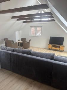 Χώρος καθιστικού στο Ferienwohnungen am Markt