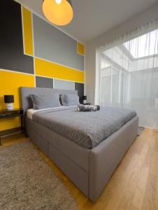 Postel nebo postele na pokoji v ubytování Breathtaking Residence Naschmarkt