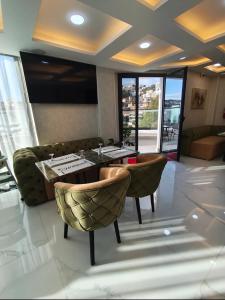 Χώρος καθιστικού στο Hôtel Printania