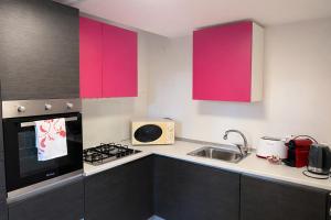 Køkken eller tekøkken på Villa Pineta Blu