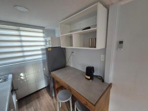 Køkken eller tekøkken på Cabañas Friburgo